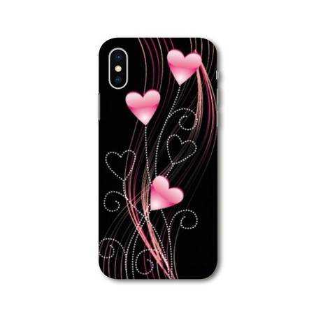 Coque Samsung Galaxy A10 Cœur rose Montant