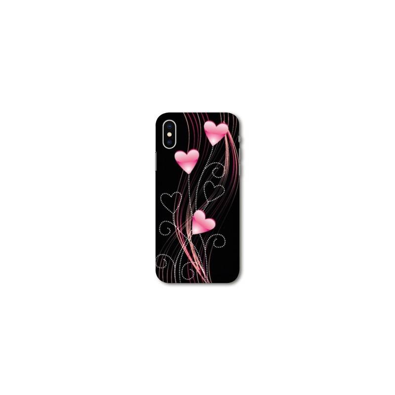 Coque Samsung Galaxy A10 Cœur rose Montant