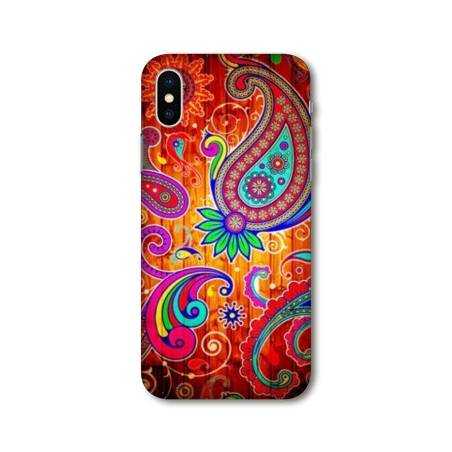 Coque Samsung Galaxy A10 fleur psychedelic