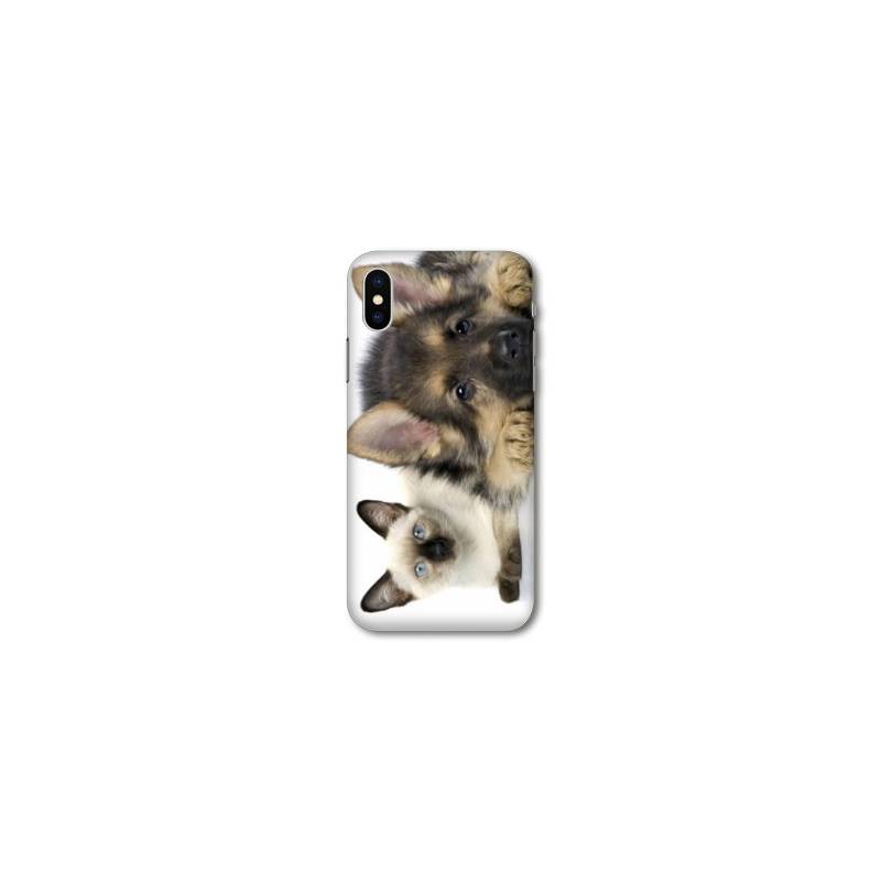 Coque Samsung Galaxy A10 Chien vs chat