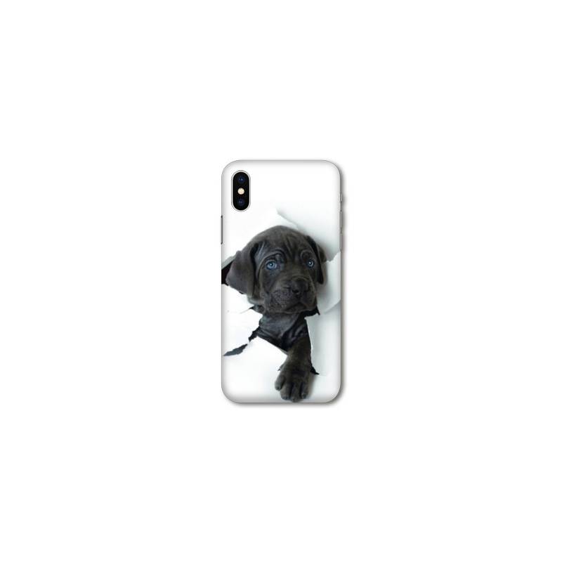 Coque Samsung Galaxy A10 Chien noir