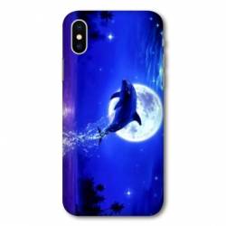Coque Samsung Galaxy A10 Dauphin lune