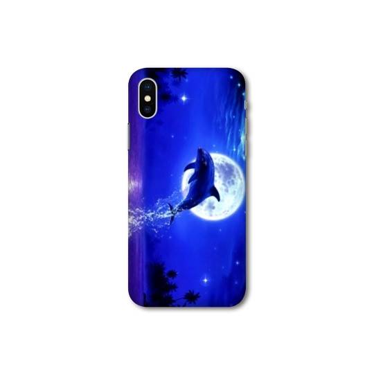 Coque Samsung Galaxy A10 Dauphin lune