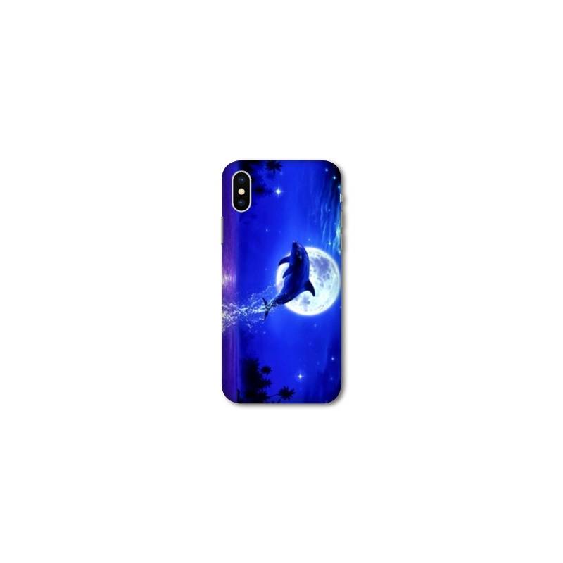 Coque Samsung Galaxy A10 Dauphin lune