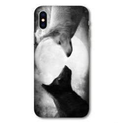 Coque Samsung Galaxy A10 Loup Duo