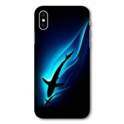 Coque Samsung Galaxy A10 Requin Noir