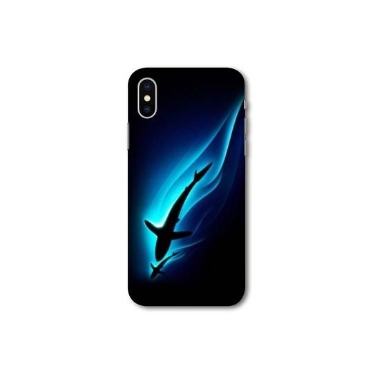 Coque Samsung Galaxy A10 Requin Noir