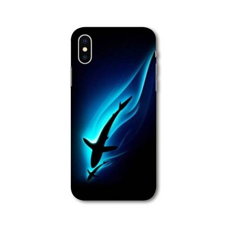 Coque Samsung Galaxy A10 Requin Noir