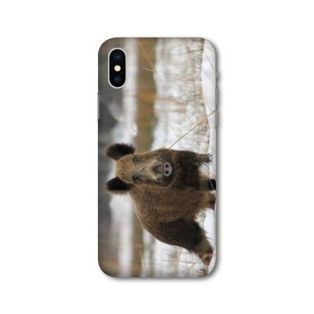 Coque Samsung Galaxy A10 chasse sanglier Neige