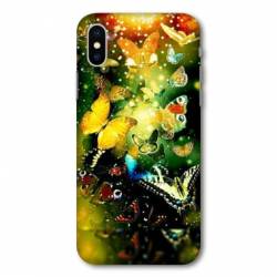 Coque Samsung Galaxy A10 papillons papillon jaune