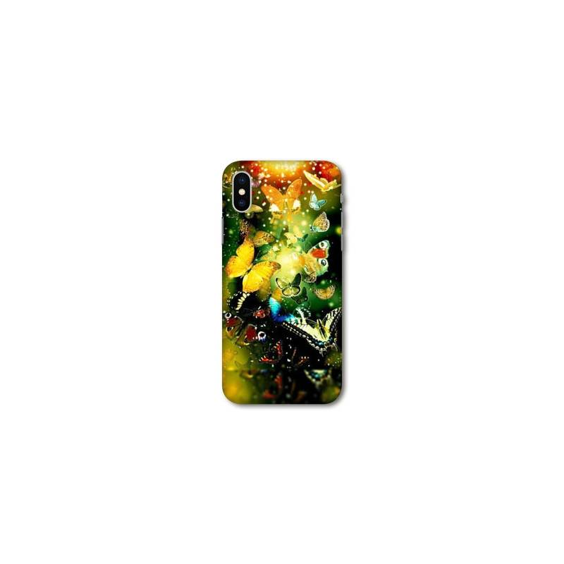 Coque Samsung Galaxy A10 papillons papillon jaune