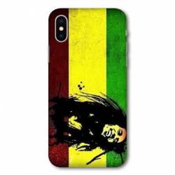 Coque Samsung Galaxy A10 Bob Marley Drapeau