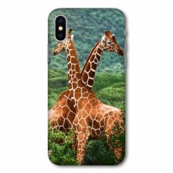 Coque Samsung Galaxy A10 savane Girafe Duo