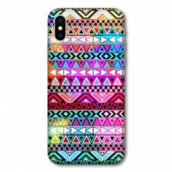 Coque Samsung Galaxy A10 motifs Aztec azteque rouge