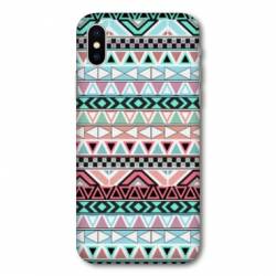 Coque Samsung Galaxy A10 motifs Aztec azteque turquoise