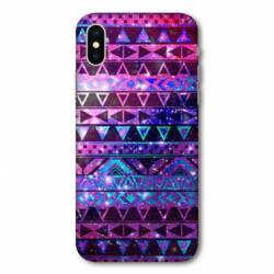 Coque Samsung Galaxy A10 motifs Aztec azteque violet