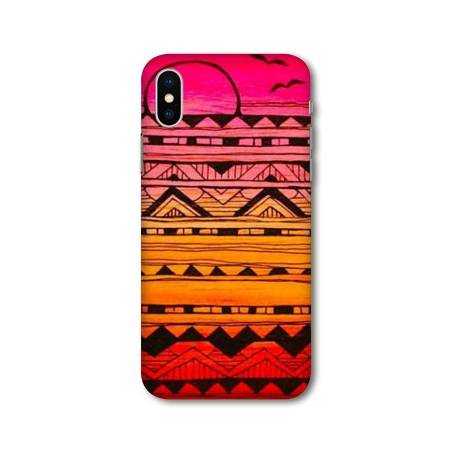 Coque Samsung Galaxy A10 motifs Aztec azteque soleil