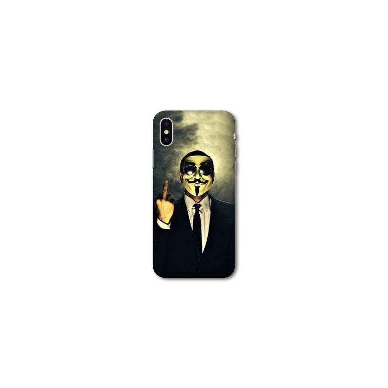Coque Samsung Galaxy A10 Anonymous doigt