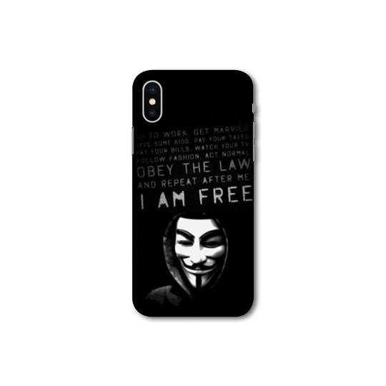 Coque Samsung Galaxy A10 Anonymous I am free