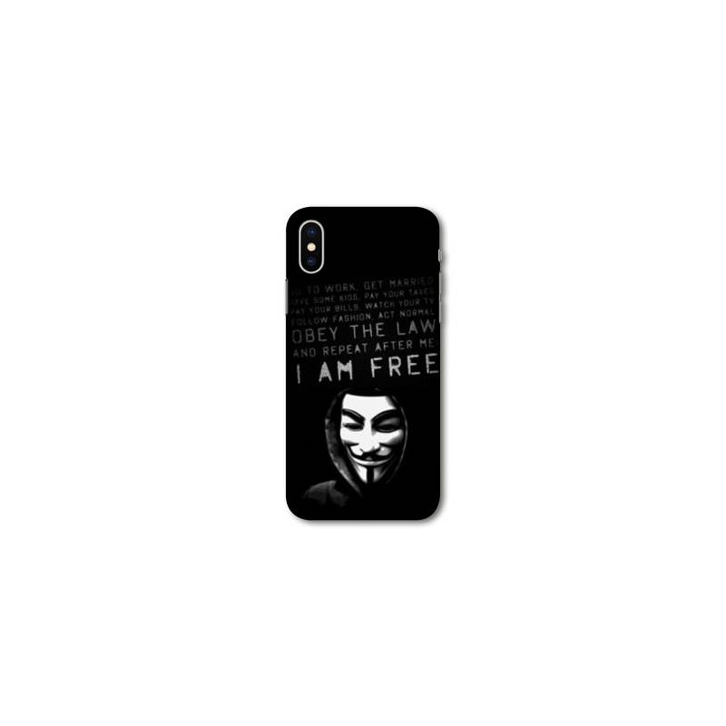 Coque Samsung Galaxy A10 Anonymous I am free