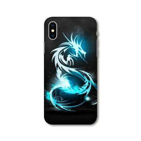 Coque Samsung Galaxy A10 Dragon Bleu