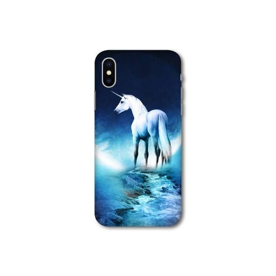 Coque Samsung Galaxy A10 Licorne Lune
