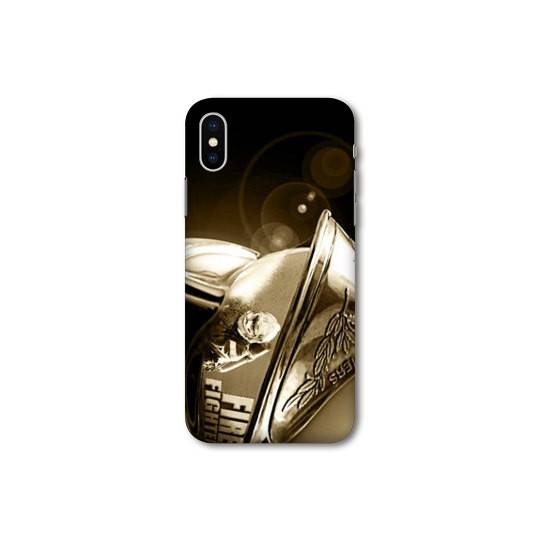 Coque Samsung Galaxy A10 pompier casque vintage