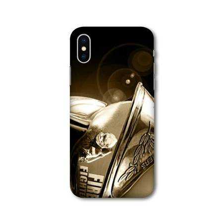 Coque Samsung Galaxy A10 pompier casque vintage