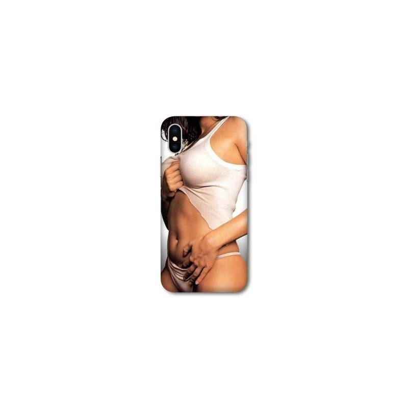 Coque Samsung Galaxy A10 Sexy tee shirt blanc