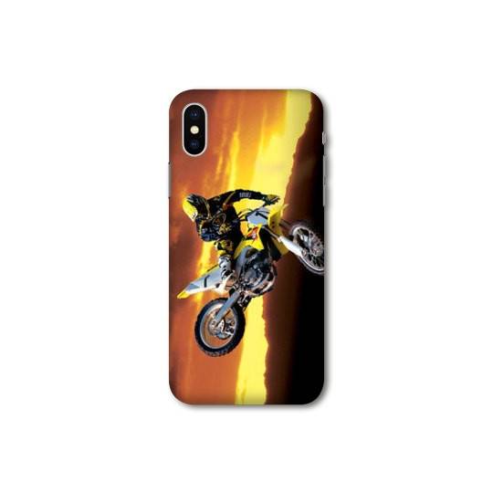 Coque Samsung Galaxy A10 Moto Cross Noir