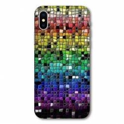 Coque Samsung Galaxy A10 Texture mosaique