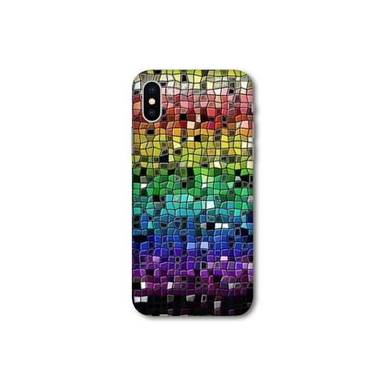Coque Samsung Galaxy A10 Texture mosaique