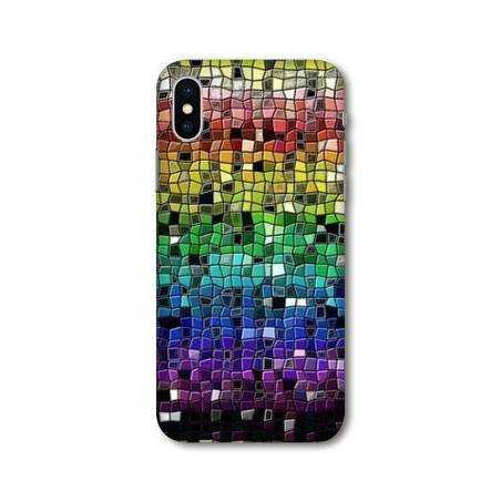 Coque Samsung Galaxy A10 Texture mosaique