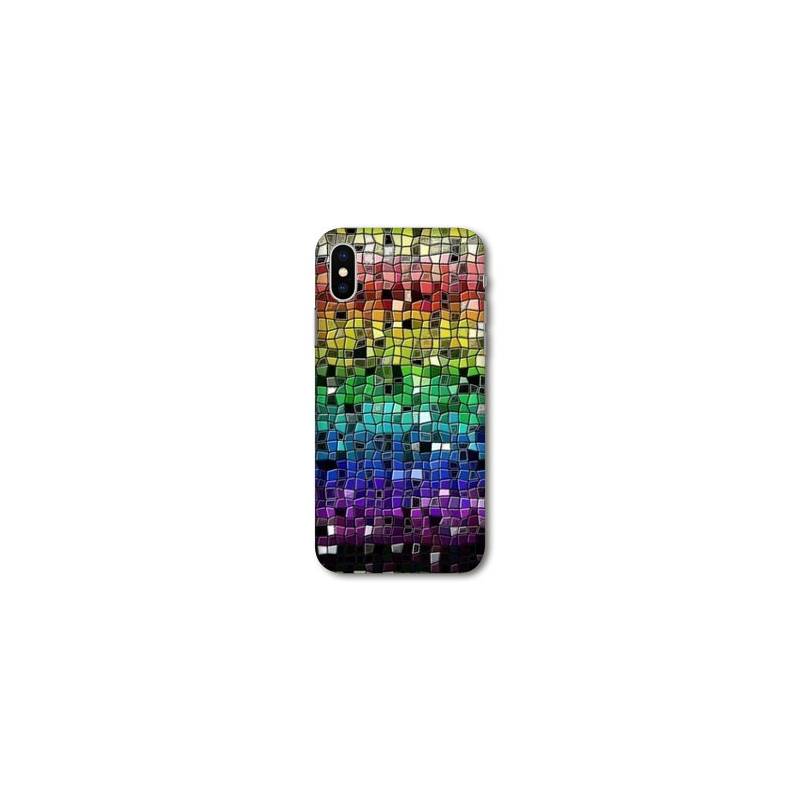 Coque Samsung Galaxy A10 Texture mosaique
