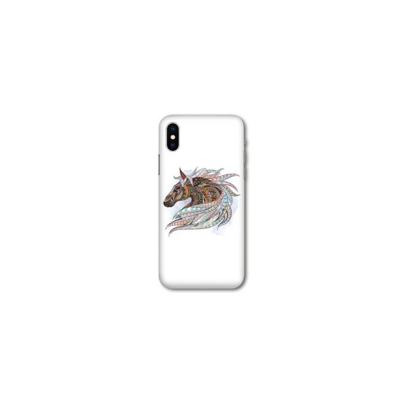 Coque Samsung Galaxy A10 Ethniques Cheval Color B