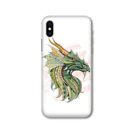 Coque Samsung Galaxy A10 Ethniques Dragon Color
