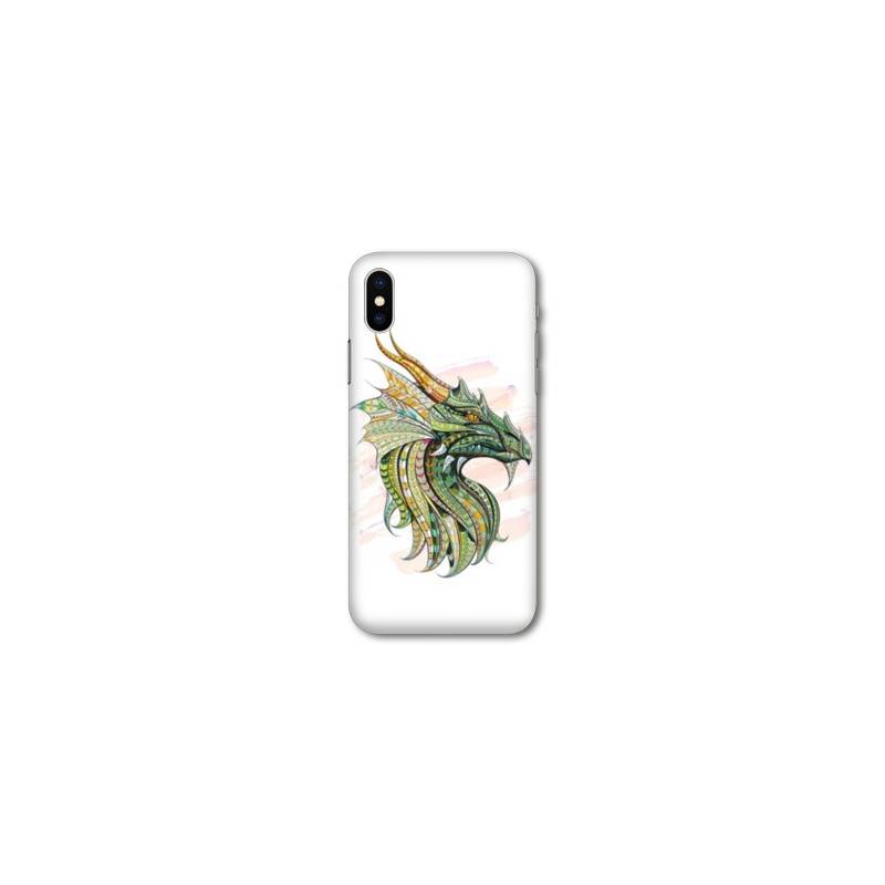Coque Samsung Galaxy A10 Ethniques Dragon Color