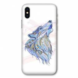 Coque Samsung Galaxy A10 Ethniques Loup Color