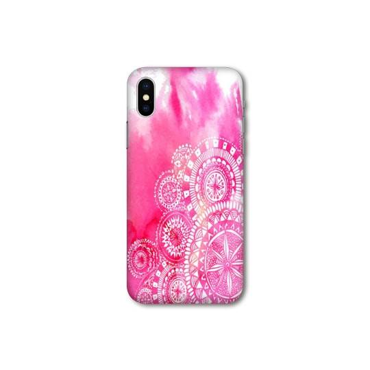 Coque Samsung Galaxy A10 Etnic abstrait Bouclier rose