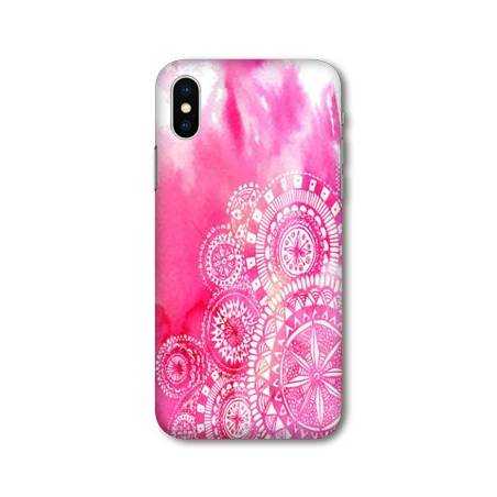 Coque Samsung Galaxy A10 Etnic abstrait Bouclier rose