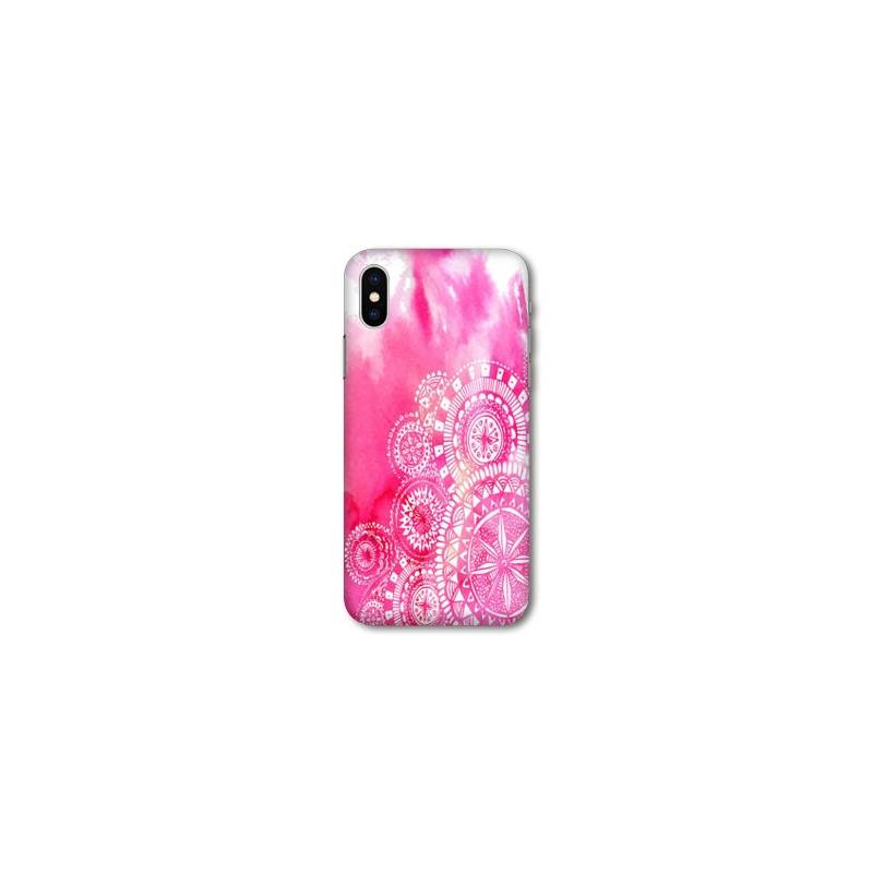 Coque Samsung Galaxy A10 Etnic abstrait Bouclier rose