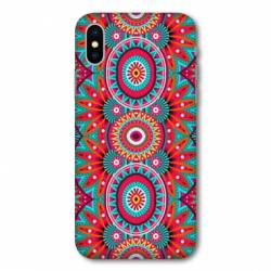 Coque Samsung Galaxy A10 Etnic abstrait Pic rouge