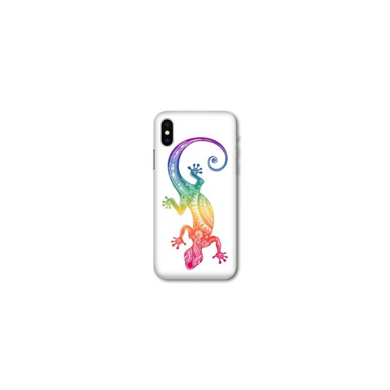 Coque Samsung Galaxy A10 Animaux Maori Salamandre color