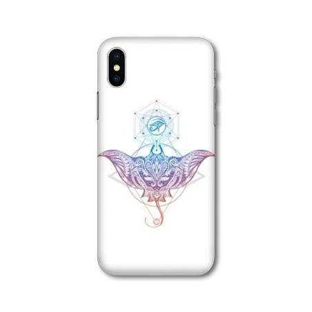 Coque Samsung Galaxy A10 Animaux Maori Raie color