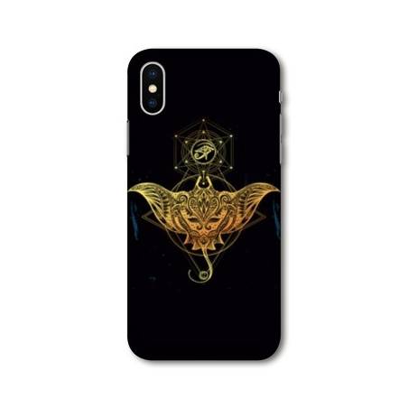 Coque Samsung Galaxy A10 Animaux Maori Raie noir