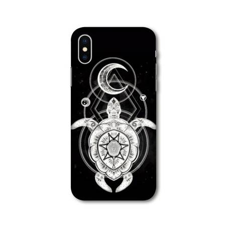 Coque Samsung Galaxy A10 Animaux Maori Tortue noir