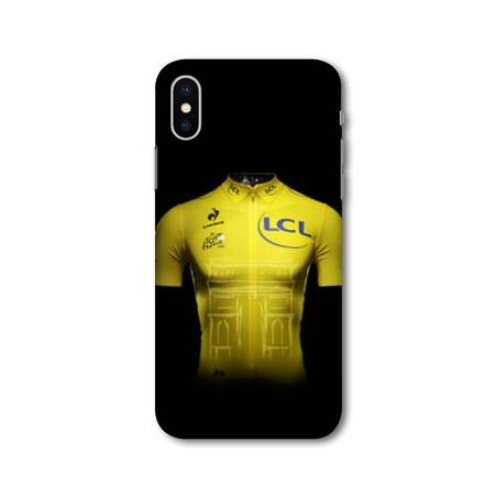 Coque Samsung Galaxy A10 Cyclisme Maillot jaune