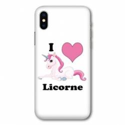 Coque Samsung Galaxy A10 Licorne I love FR