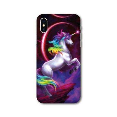Coque Samsung Galaxy A10 Licorne Arc en ciel