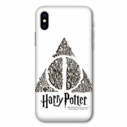 Coque Samsung Galaxy A10 WB License harry potter pattern triangle Blanc